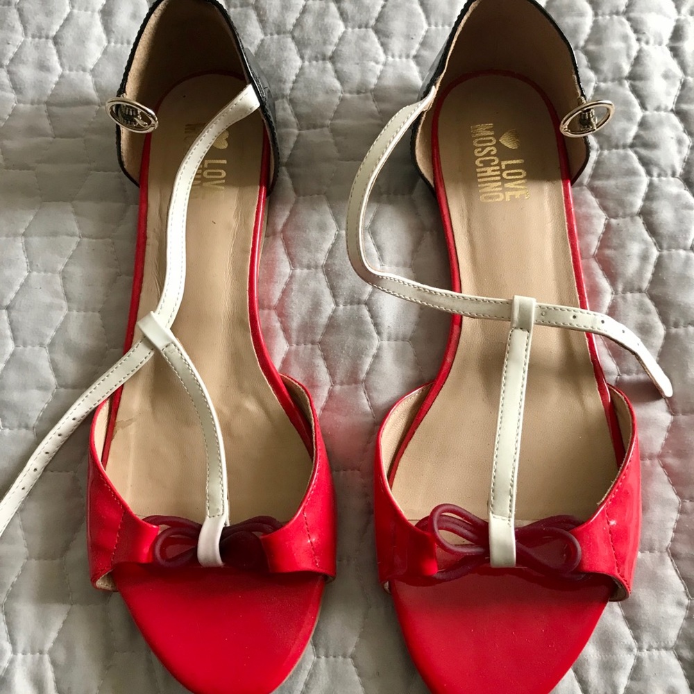 Love Moschino flats shoes sandals